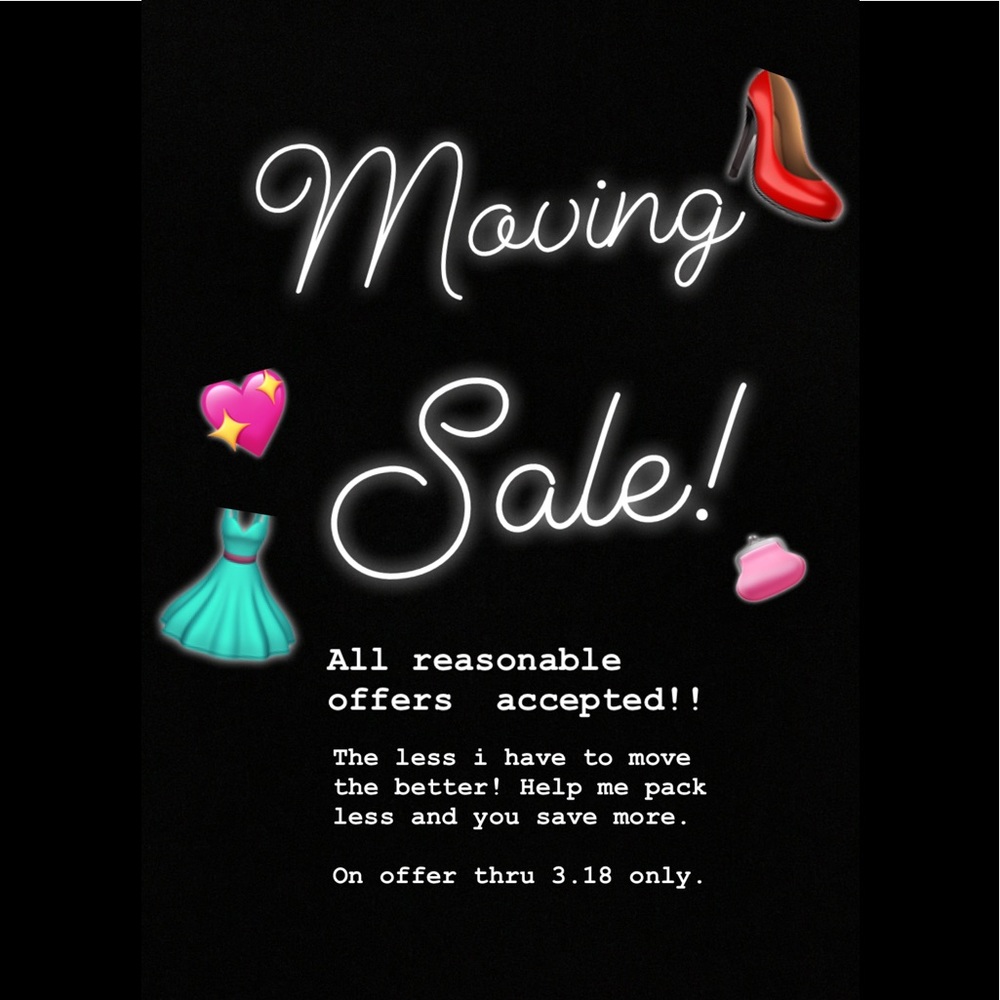 Moving Sale! Make an offer. Must move by 3.20